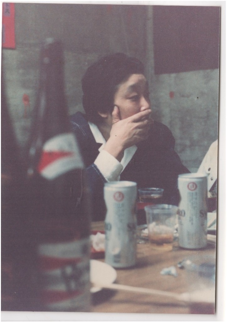 Kazue Kobata au Plan B, Tokyo, 1987. Collection personnelle de Christine Quoiraud